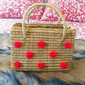 Nannacay Straw Handbag, like new